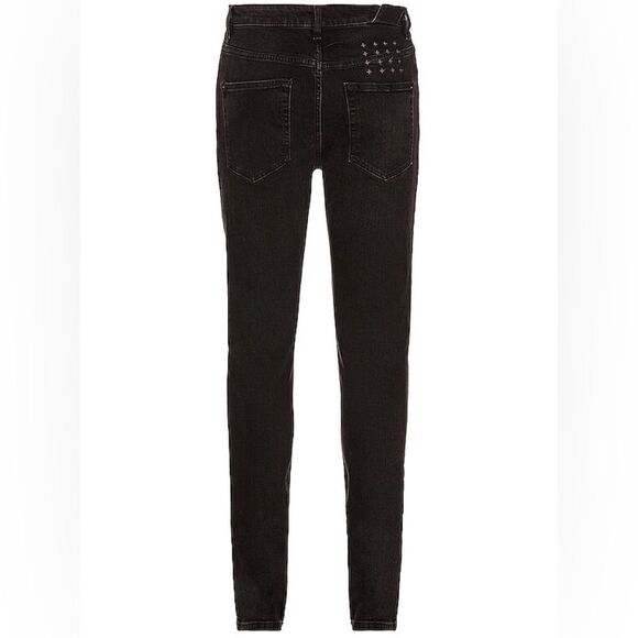 Ksubi Krow Black High Logo Skinny Denim Jeans Size 32x32 - Picture 2 of 10